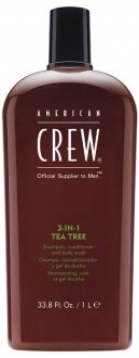 American Crew 3 in 1 Tea Tree 1000 ml 1000 ml 3'ü 1 Arada kullananlar yorumlar